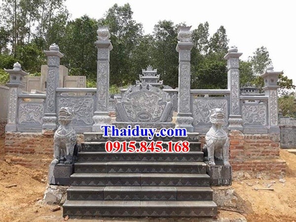 29  Khu lăng mộ đá tự nhiên đẹp bán tại Quảng trị nghĩa trang gia đình dòng họ thiết kế hiện đại