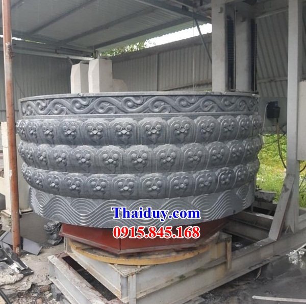 29 Mộ đá tự nhiên tròn hình tròn lục lăng bát giác ông bà cô tổ bố mẹ đẹp bán tại Hà Nội