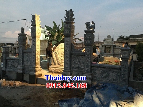 31 Khu lăng mộ đá nguyên khối đẹp bán tại Đà Nẵng nghĩa trang gia đình dòng 