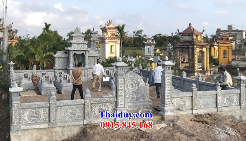 31 Khu lăng mộ đá xanh đẹp bán tại Đà Nẵng nghĩa trang gia đình dòng họ gia tộc