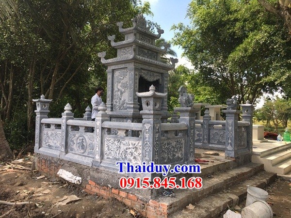 33 Khu lăng mộ đá xanh đẹp bán tại Quảng Ngãi nghĩa trang gia đình dòng họ gia tộc