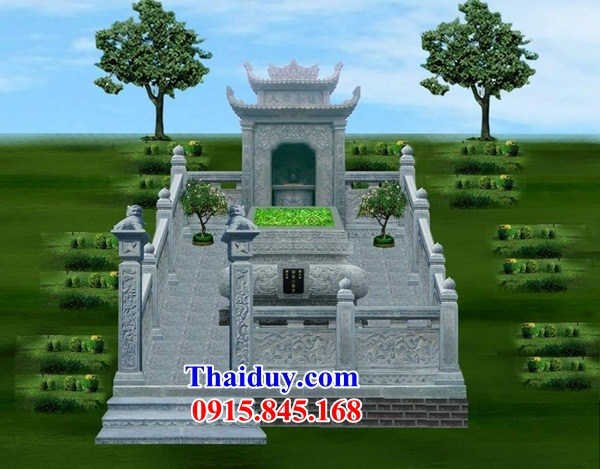 34 Khu lăng mộ đá đẹp bán tại Bình Đình nghĩa trang gia đình dòng họ gia tộc thiết kế hiện đại