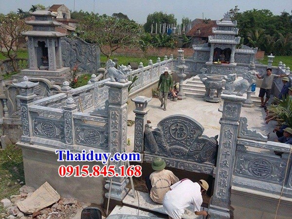 34 Khu lăng mộ đá đẹp bán tại Bình Đình nghĩa trang gia đình dòng họ gia tộc