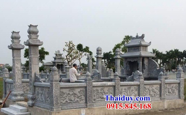 34 Khu lăng mộ đá tự nhiên đẹp bán tại Bình Đình nghĩa trang gia đình dòng họ gia tộc