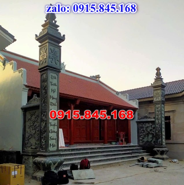 cột đá nhà thờ họ từ đường, cột đá đình chùa miếu, cột đá hiên nhà, cột đá đồng trụ, cột đá vuông, cột đá hình tròn, giá bán cột đá, địa chỉ bán cột đá,