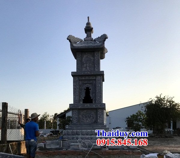 35 Mộ tháp đá tự nhiên đẹp bán tại Quảng Ngãi cất giữ để đựng hũ bình lọ quách hộp tro hài cốt