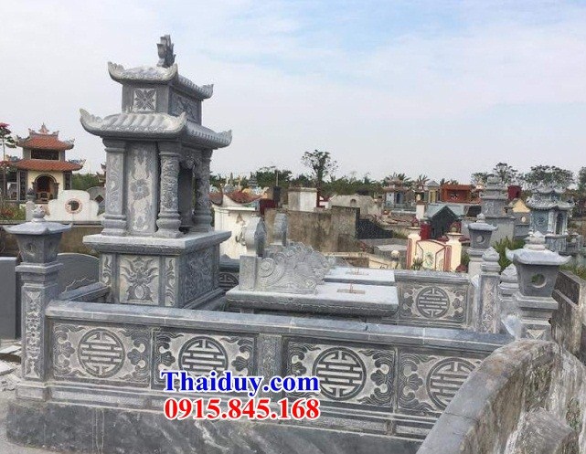 36 Khu lăng mộ mồ mả nghĩa trang gia đình dòng họ gia tộc đá xanh đẹp bán tại Khánh hòa