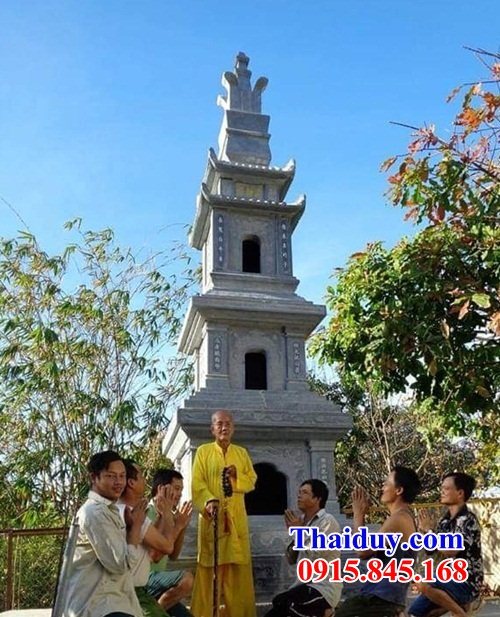 36 Mộ tháp đá đẹp bán tại Quảng Nam cất để giữ đựng hũ hộp quách tro hài cốt