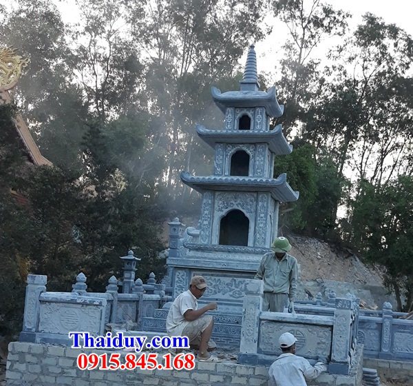 36 Mộ tháp đá tự nhiên đẹp bán tại Quảng Nam cất để giữ đựng hũ hộp quách tro hài cốt