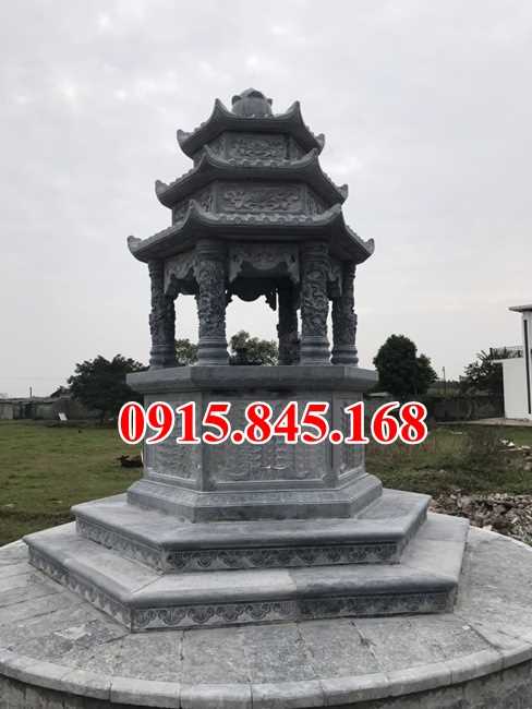 37 Mẫu mộ tháp đá nguyên khối đẹp bán Đà Nẵng