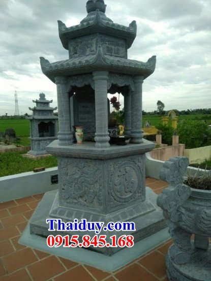 37 Mộ tháp đá tự nhiên đẹp bán tại Đà Nẵng cất để giữ đựng hũ hộp lọ bình quách hài tro cốt