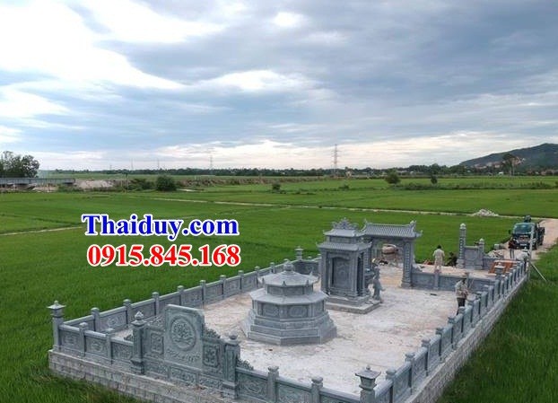 38 Khu lăng mộ mồ mả nghĩa trang gia đình dòng họ tổ tiên đá nguyên khối đẹp bán Bình Thuận