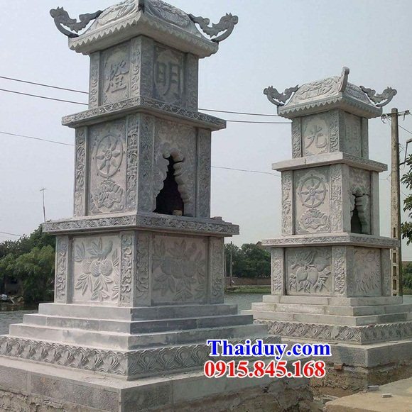 39 Mộ tháp đá ninh bình đẹp bán tại Quảng Trị cất để giữ đựng hũ bình hộp quách tro hài cốt