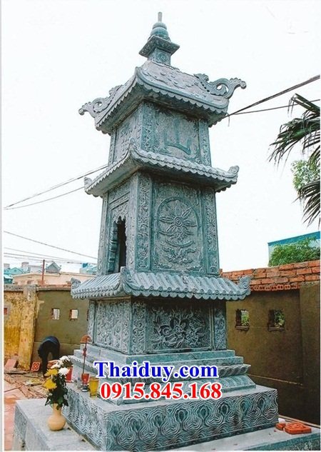 40 Mộ tháp đá nguyên khối đẹp bán tại Quảng Bình cất giữ để hũ hộp bình lọ quách hài tro cốt