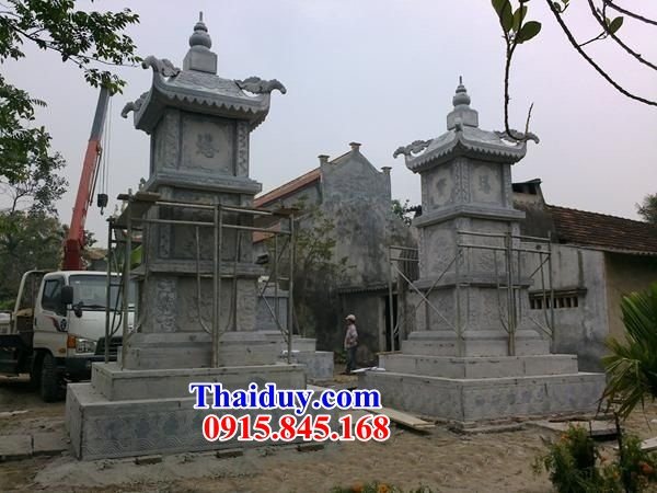 40 Mộ tháp đá tự nhiên đẹp bán tại Quảng Bình cất giữ để hũ hộp bình lọ quách hài tro cốt