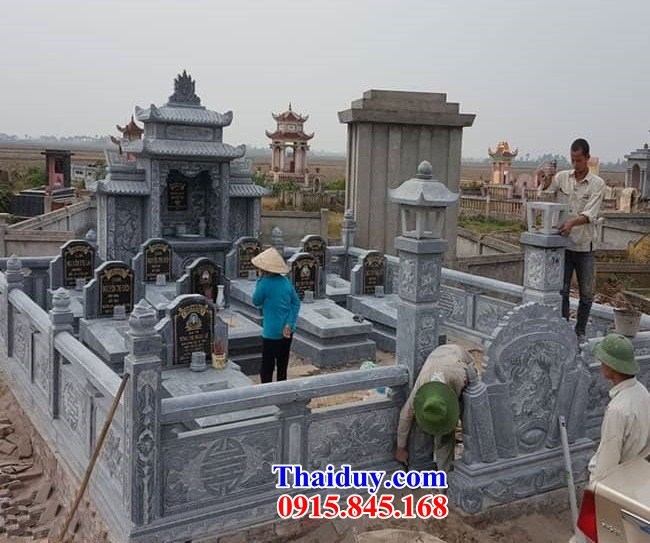 45 Khu lăng mộ mồ mả nghĩa trang gia đình dòng họ gia tộc đá ninh bình đẹp bán tại Sài Gòn
