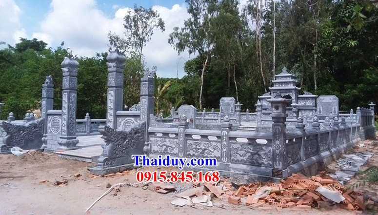 48 Khu lăng mộ mồ mả nghĩa  trang gia đình dòng hò tổ tiên gia tộc đá ninh bình đẹp bán tại Đồng Nai