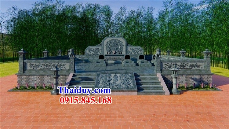 48 Khu lăng mộ mồ mả nghĩa  trang gia đình dòng hò tổ tiên gia tộc đá thanh hóa đẹp bán tại Đồng Nai