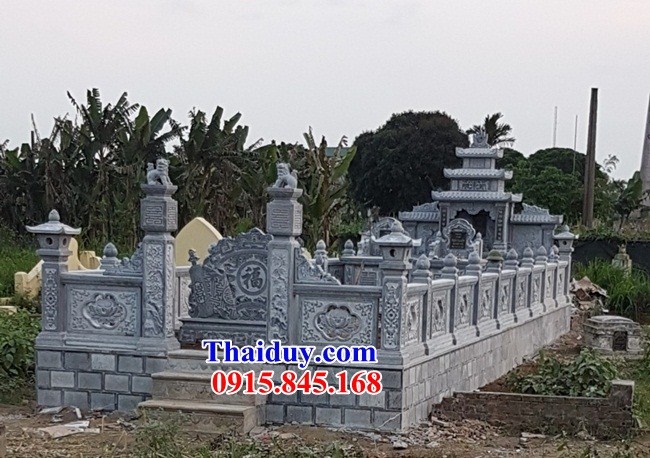 50 Khu lăng mộ nghĩa trang gia đình dòng họ tổ tiên gia tộc đá xanh đẹp bán tại An Giang