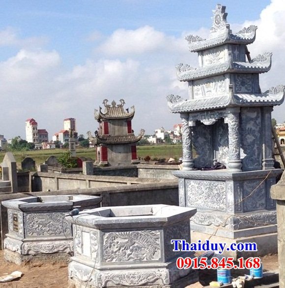 55 Hình ảnh lăng thờ chung khu lăng mộ dòng họ bằng đá mỹ nghệ Ninh Bình