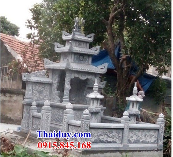 57 Khu lăng mộ mồ mả nghĩa trang gia đình dòng họ gia tộc tổ tiên đá ninh bình đẹp bán tại Kiên Giang