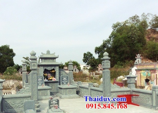 59 Khu lăng mộ mồ nghĩa trang gia đình dòng họ tổ tiên gia tộc mả đá xanh đẹp bán tại Sóc Trăng