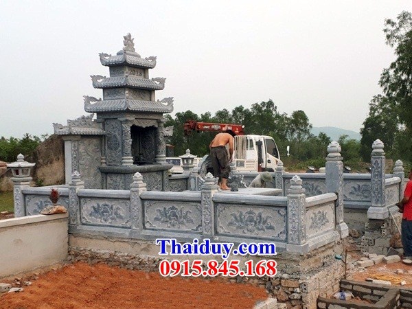 60 Khu lăng mộ mồ mả nghĩa trang gia đình dòng họ tổ tiên gia tộc đá ninh bình đẹp bán tại Tiền Giang