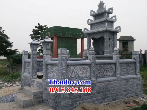 61 Khu lăng mộ mồ mả nghĩa trang gia đình dòng họ tổ tiên gia tộc đá ninh bình đẹp bán tại Trà Vinh