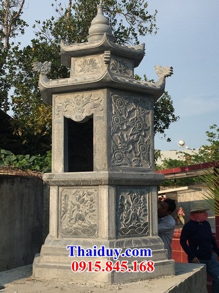 8 Mẫu mộ tháp đá xanh đẹp tại bình phước cất giữ để tro hài cốt nhà sư trụ trì phật tử phật giáo