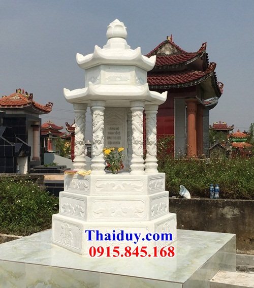9 Mộ tháp đá trắng đẹp tại Đồng Nai cất để giữ tro hài cốt
