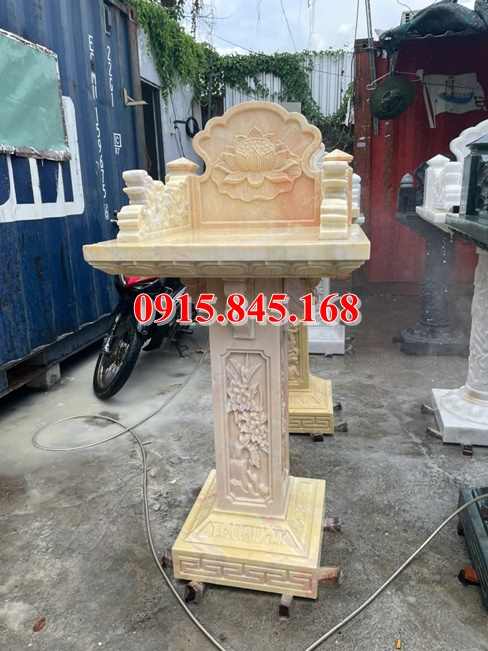 Bàn thờ ông thiên bằng đá trắng đẹp 20252