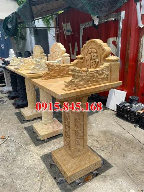 Bàn thờ ông thiên đá vàng đẹp tp hồ chí minh20252