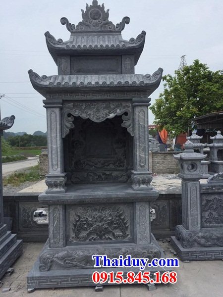Cây hương thờ thần linh nghĩa trang bằng đá mỹ nghệ Ninh Bình đẹp