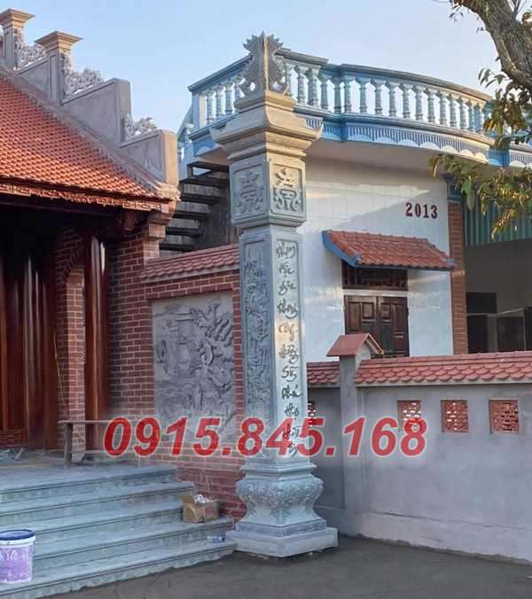 cột đá nhà thờ họ từ đường, cột đá đình chùa miếu, cột đá hiên nhà, cột đá đồng trụ, cột đá vuông, cột đá hình tròn, giá bán cột đá, địa chỉ bán cột đá, 