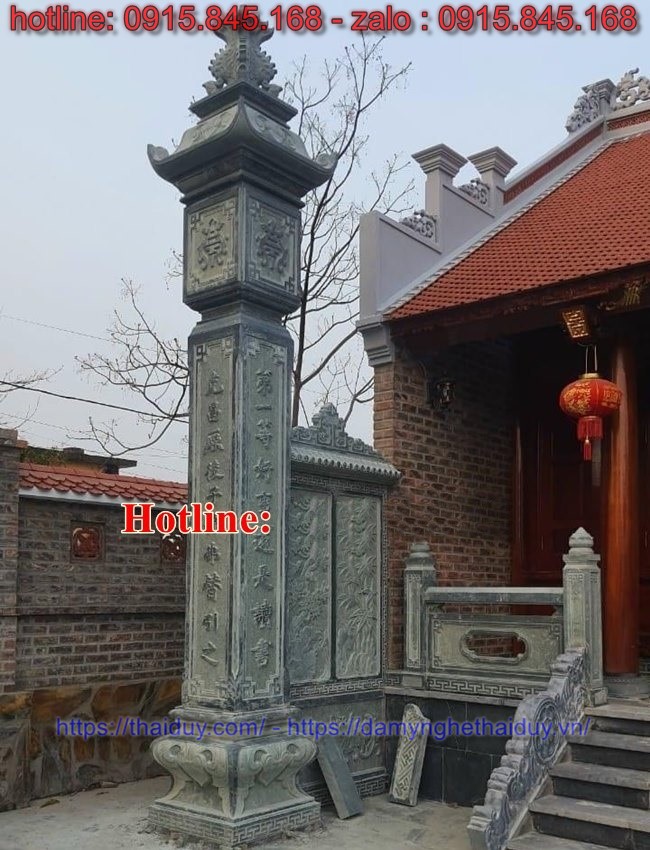 cột đá nhà thờ họ từ đường, cột đá đình chùa miếu, cột đá hiên nhà, cột đá đồng trụ, cột đá vuông, cột đá hình tròn, giá bán cột đá, địa chỉ bán cột đá,