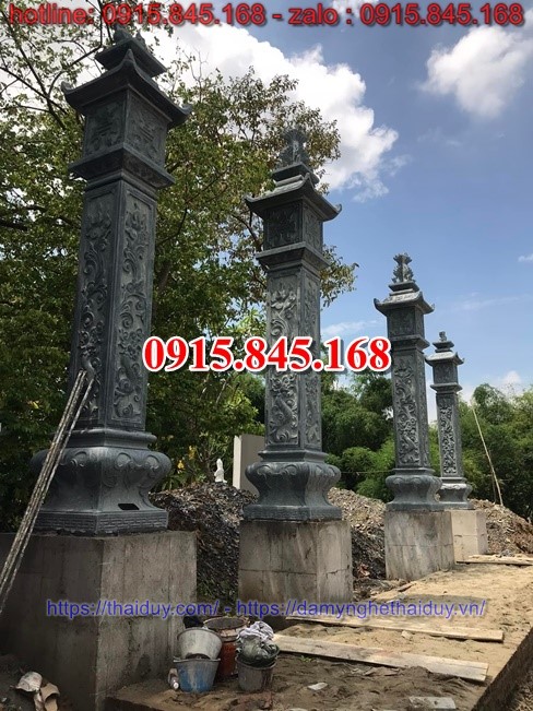 cột đá nhà thờ họ từ đường, cột đá đình chùa miếu, cột đá hiên nhà, cột đá đồng trụ, cột đá vuông, cột đá hình tròn, giá bán cột đá, địa chỉ bán cột đá,