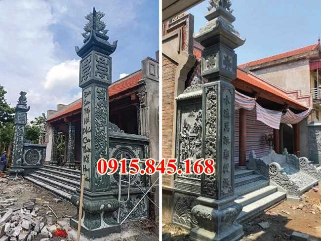 cột đá nhà thờ họ từ đường, cột đá đình chùa miếu, cột đá hiên nhà, cột đá đồng trụ, cột đá vuông, cột đá hình tròn, giá bán cột đá, địa chỉ bán cột đá,