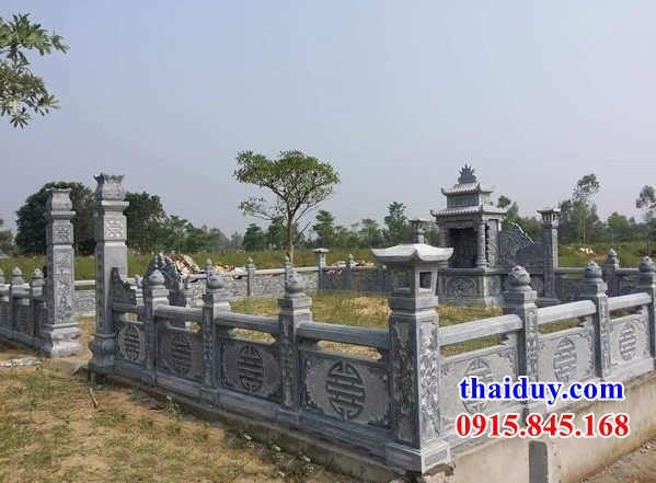 Địa chỉ bán khu lăng mộ nghĩa trang gia đình dòng họ bằng đá xanh Thanh Hóa nguyên khối