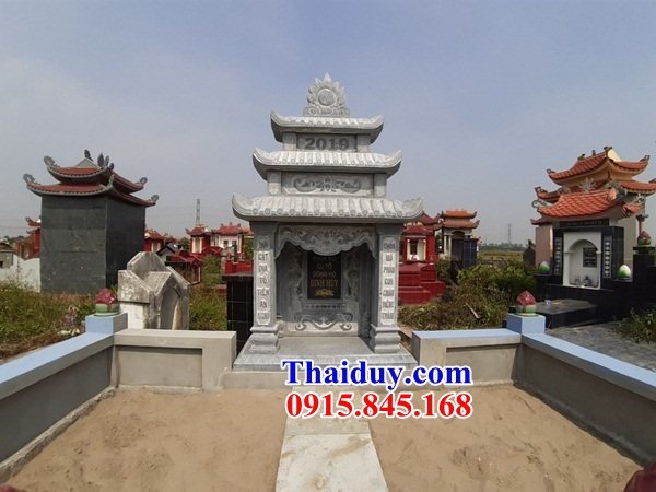 Giá bán lăng thờ chung bằng đá khu lăng mộ gia đình thiết kế đơn giản