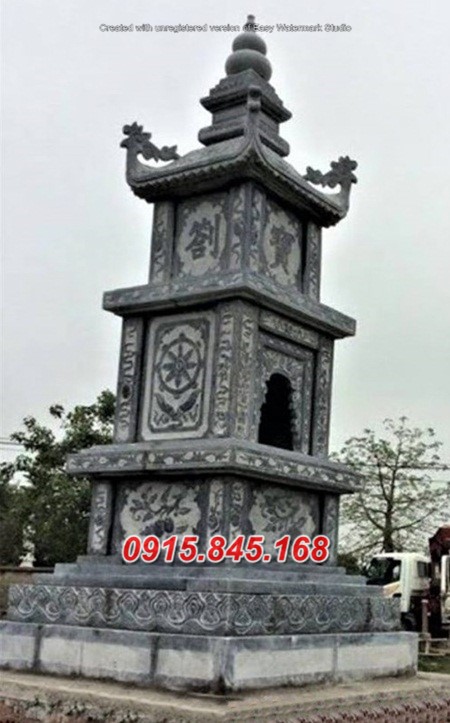 Giá bán mộ tháp đá khối đẹp bán tại Kom Tum