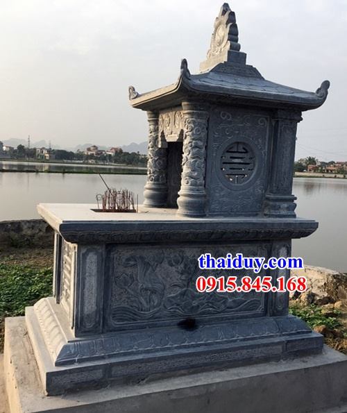Hình ảnh mộ một mái đẹp cất tro cốt hỏa táng bằng đá mỹ nghệ Ninh Bình
