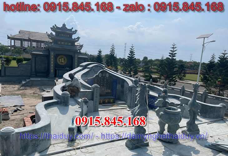 Khu lăng mộ nghĩa trang bằng đá khối Ninh Bình - 24.04.2024