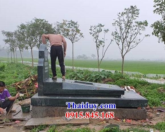 Kích thước mộ tam cấp chuẩn phong thủy bằng đá granite cao cấp