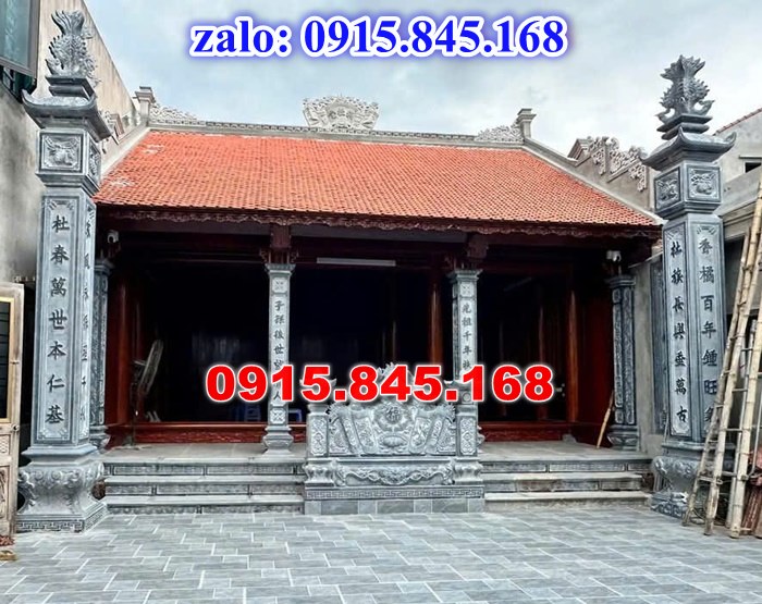 cột đá nhà thờ họ từ đường, cột đá đình chùa miếu, cột đá hiên nhà, cột đá đồng trụ, cột đá vuông, cột đá hình tròn, giá bán cột đá, địa chỉ bán cột đá,
