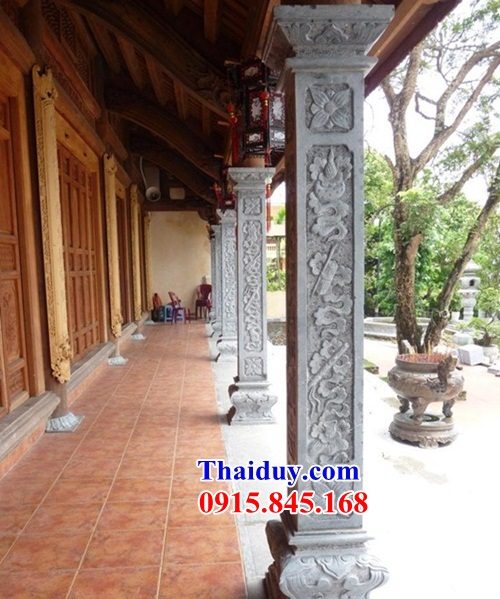 Mẫu cột đá từ đường đẹp giá rẻ