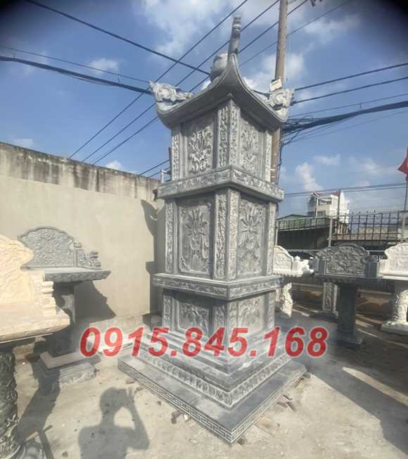 Mẫu mộ tháp bằng đá đẹp bán tại Ninh Bình