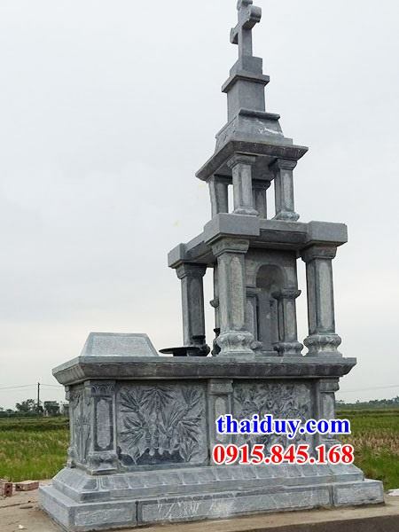 Thiết kế mộ công giáo bằng đá cất hũ tro hài cốt