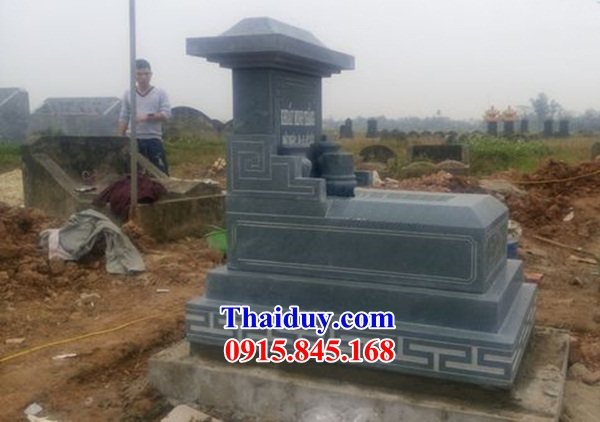 Thiết kế nghĩa trang gia đình bằng đá xanh rêu cao cấp Thanh Hóa đẹp