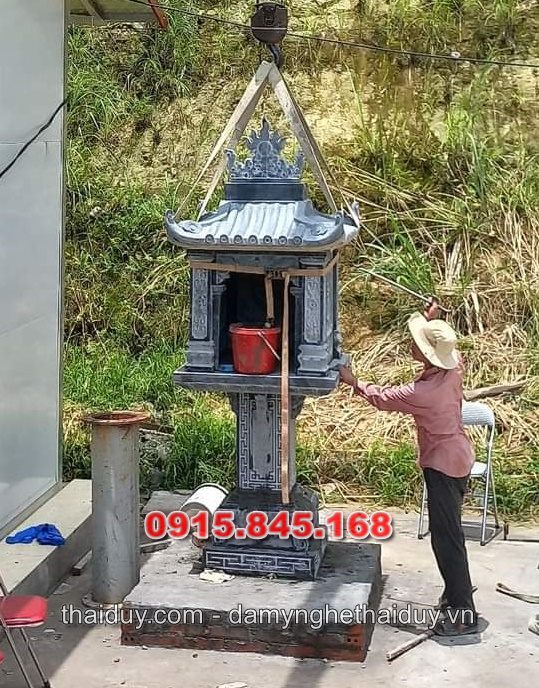 bàn thờ ông thiên đá nguyên khối tại sài gòn20251