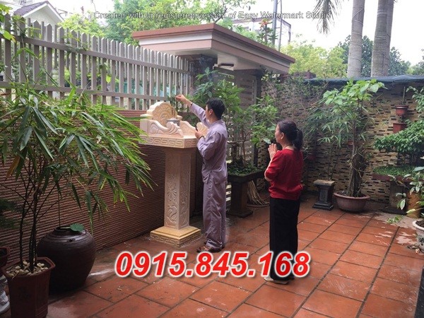 bàn thờ ông thiên đá xanh đẹp bán tại sài gòn20252